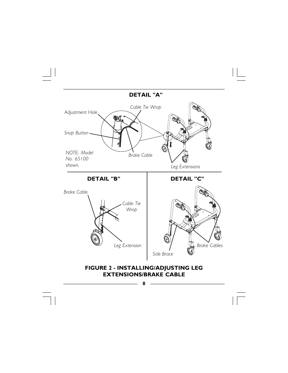 Invacare 68100 User Manual | Page 8 / 40