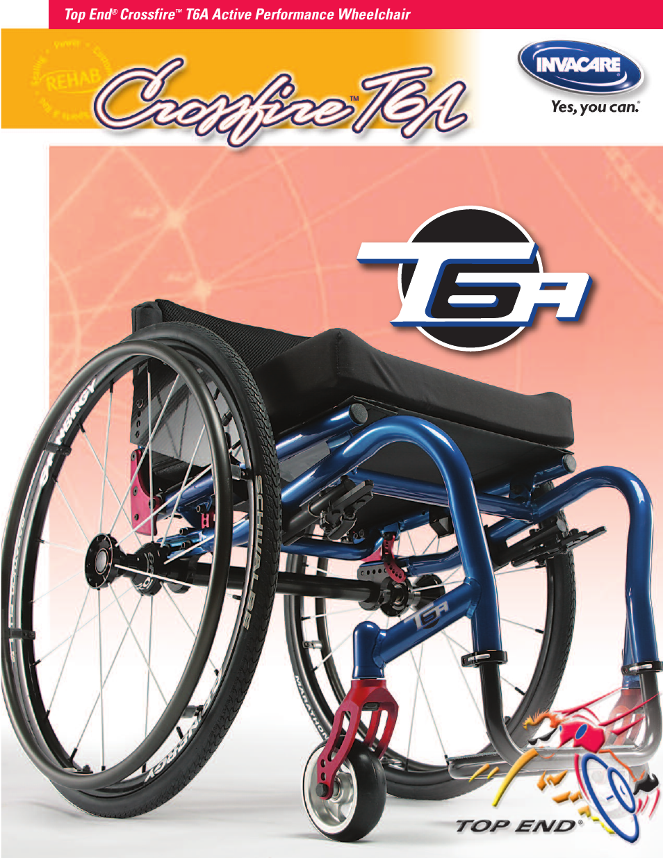 Invacare Crossfire T6A User Manual | 6 pages