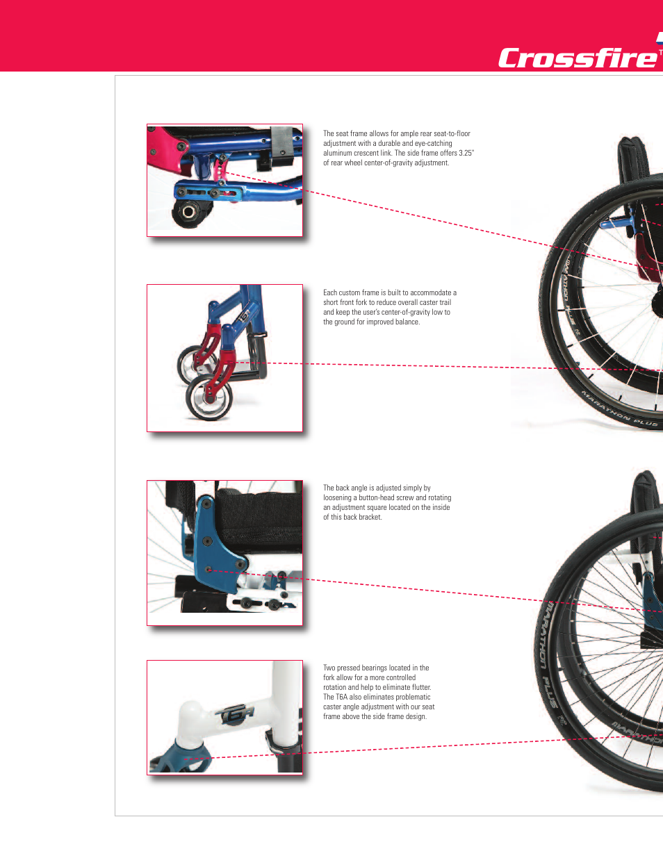 Crossfire | Invacare Crossfire T6A User Manual | Page 4 / 6