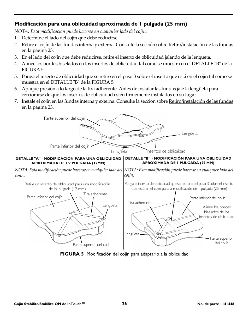 Invacare 1141448 User Manual | Page 26 / 28