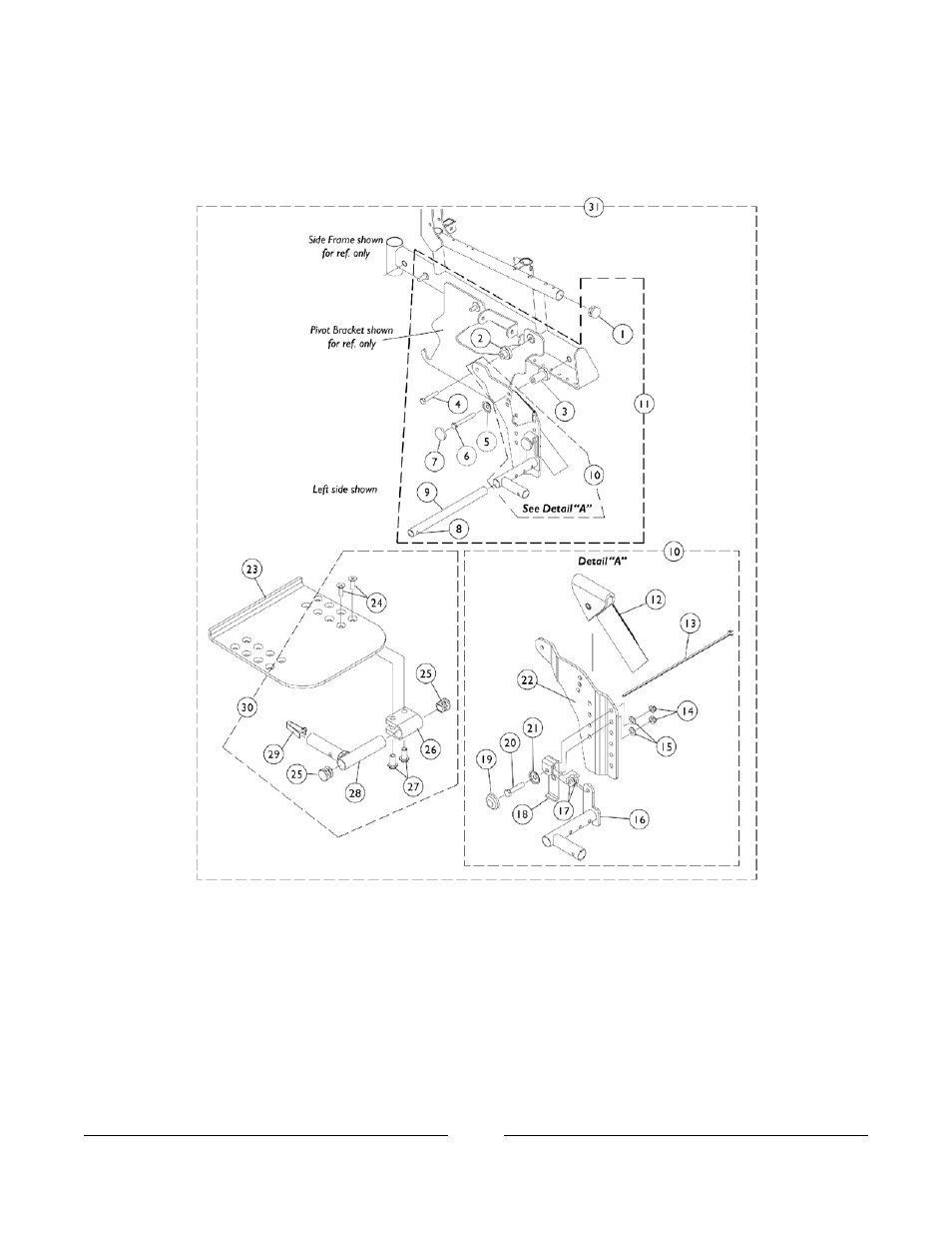 Adjustable flip-up removable footboard | Invacare FWD User Manual | Page 103 / 152