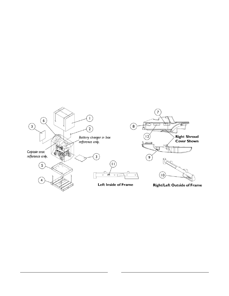 Packaging - literature - decals | Invacare FWD User Manual | Page 11 / 152