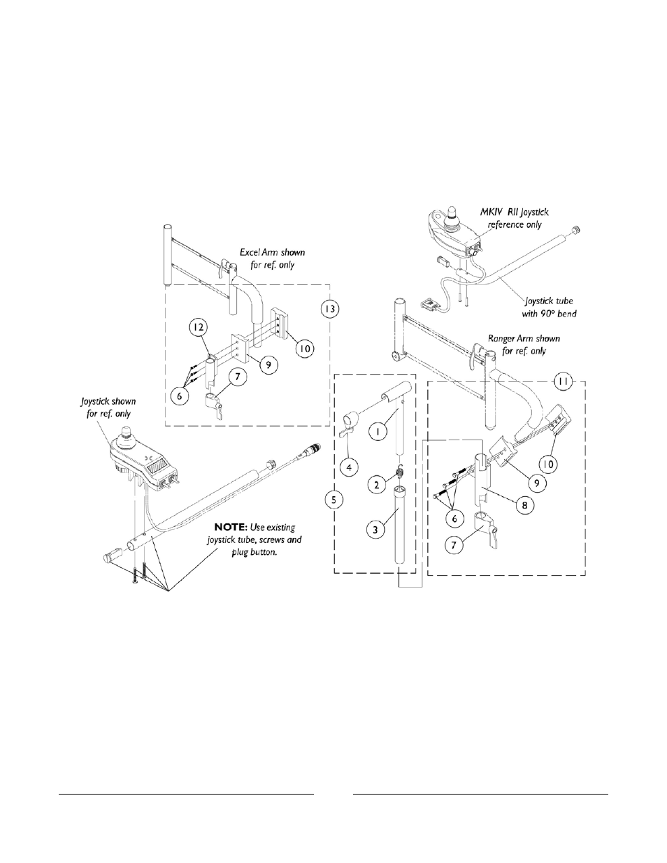 Mkiv mid-line swing bracket assembly | Invacare FWD User Manual | Page 118 / 152