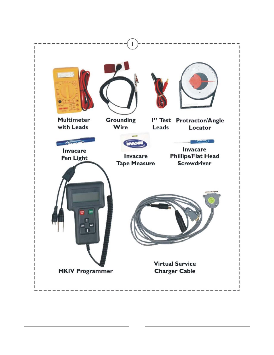 Power wheelchair tool kit | Invacare FWD User Manual | Page 149 / 152