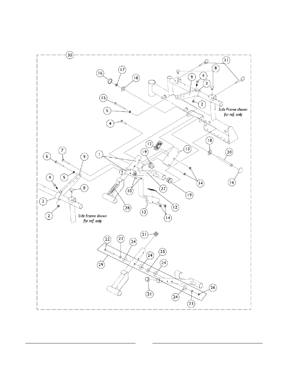 Crossbraces & hardware | Invacare FWD User Manual | Page 19 / 152