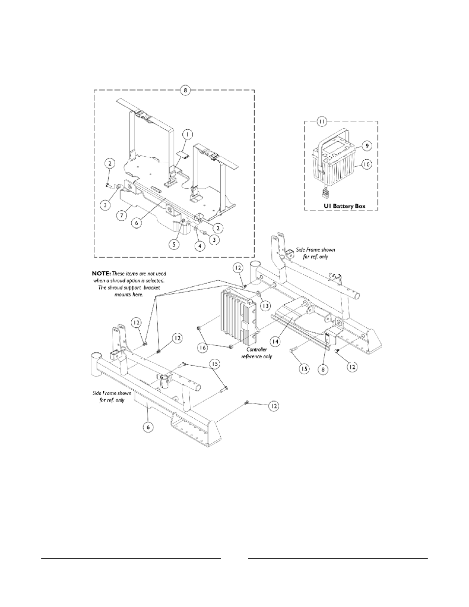 Battery boxes & trays | Invacare FWD User Manual | Page 54 / 152