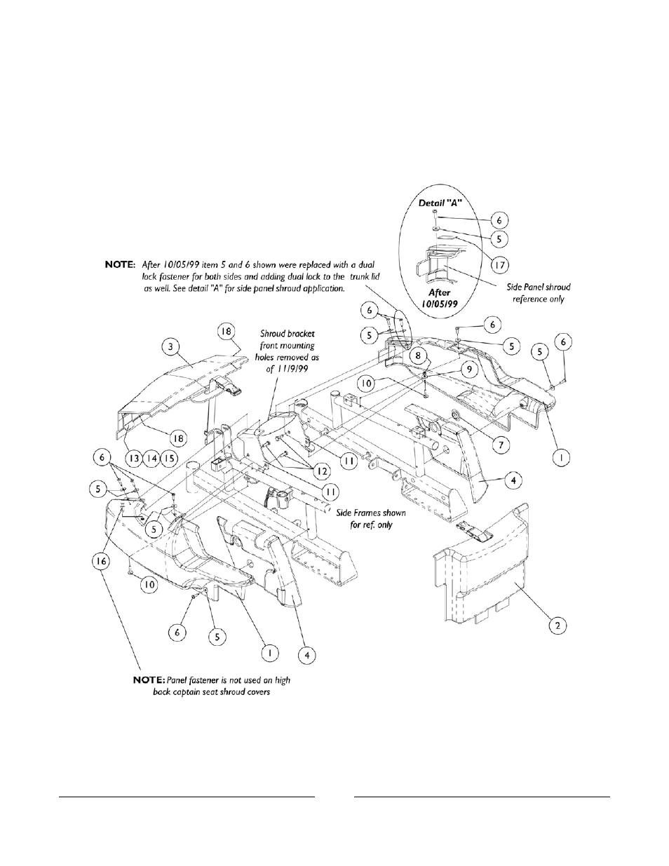 Shroud covers (before 3/1/00) | Invacare FWD User Manual | Page 61 / 152