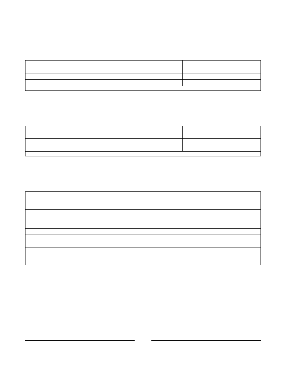 Front riggings reference chart | Invacare FWD User Manual | Page 75 / 152