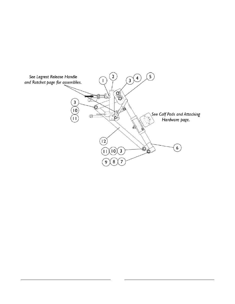 Pas4a/pal4a articulating legrest supports | Invacare FWD User Manual | Page 86 / 152