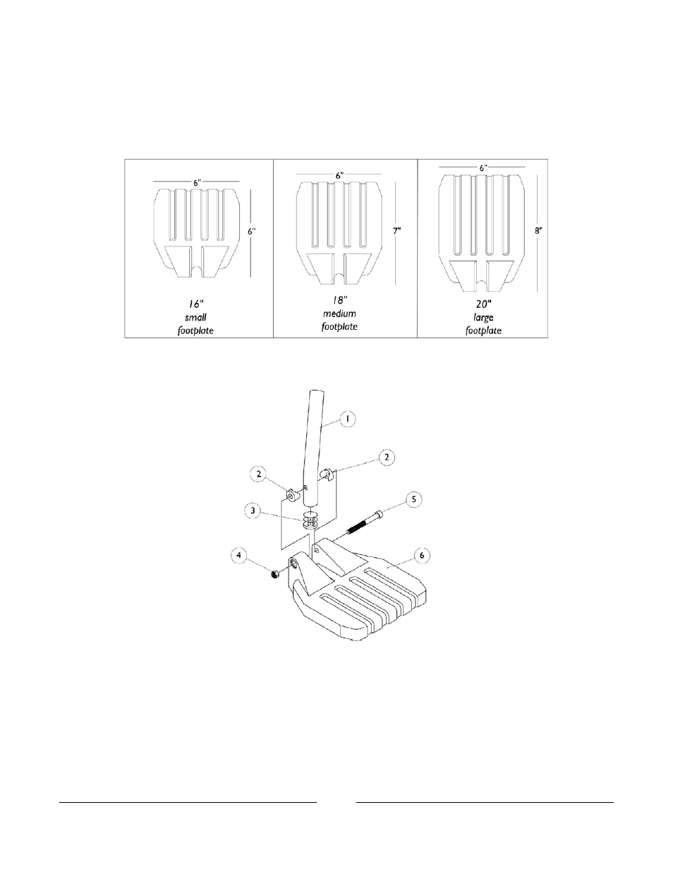 Pivot/ slide tube w/ footplate, Pw93st | Invacare FWD User Manual | Page 94 / 152