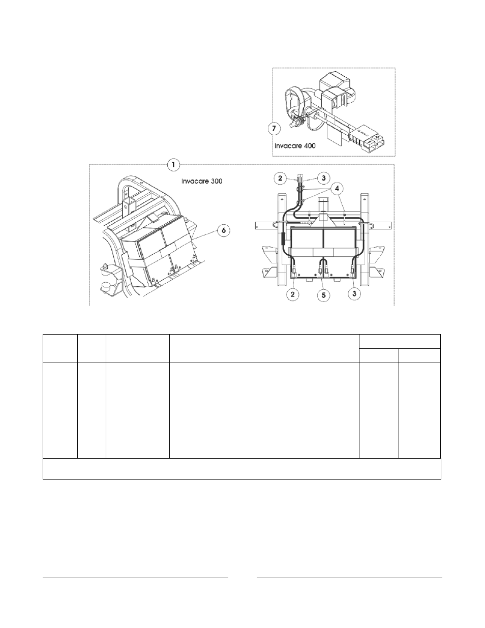 Battery wiring harness and battery strap | Invacare 400 User Manual | Page 43 / 50