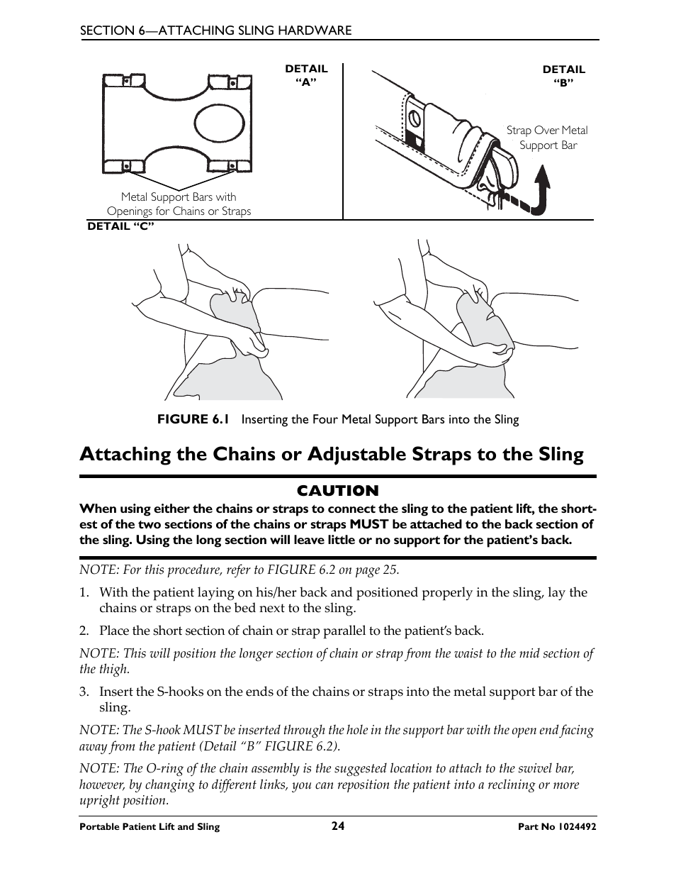 Caution | Invacare 9805P User Manual | Page 24 / 44