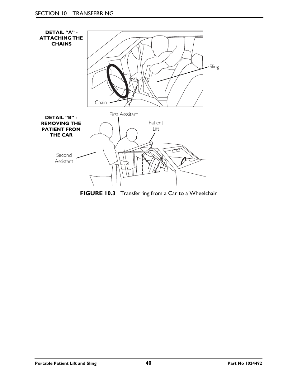 Invacare 9805P User Manual | Page 40 / 44