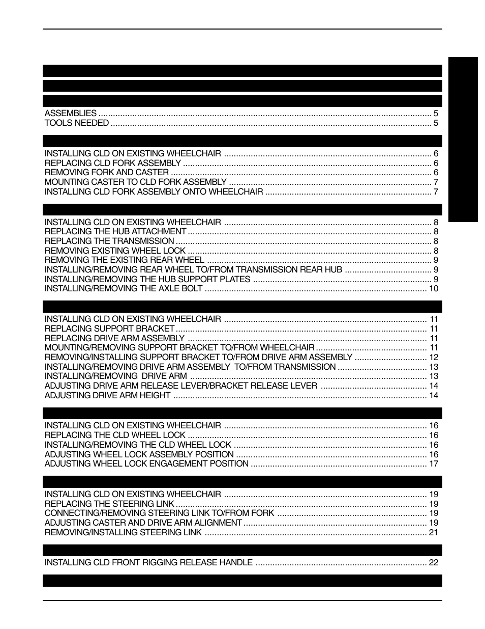 Invacare 9000 User Manual | Page 3 / 24