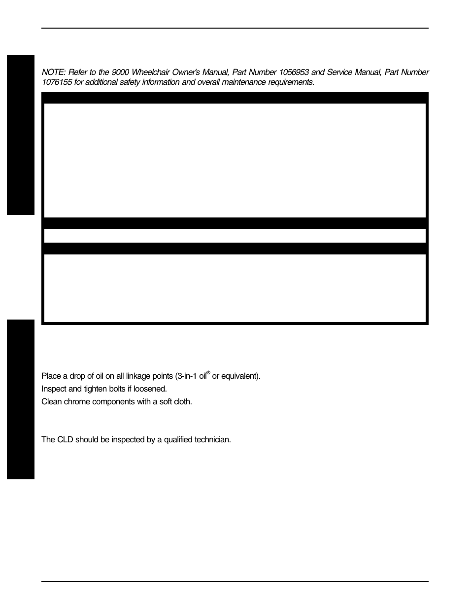 Maintenance, Safety summary | Invacare 9000 User Manual | Page 4 / 24