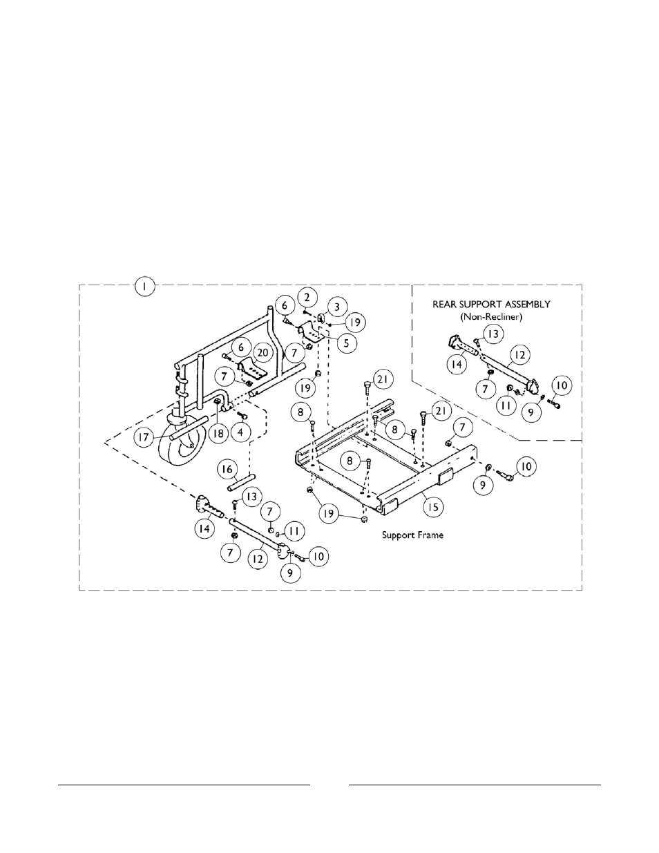 Multi-function frame | Invacare M3900 User Manual | Page 103 / 255