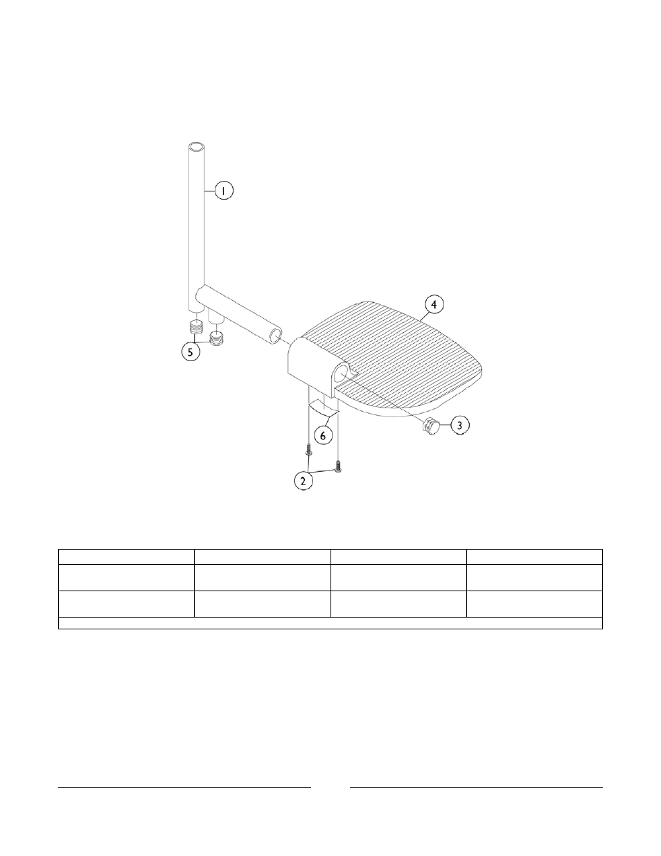 16" to 24" chairs) | Invacare M3900 User Manual | Page 165 / 255