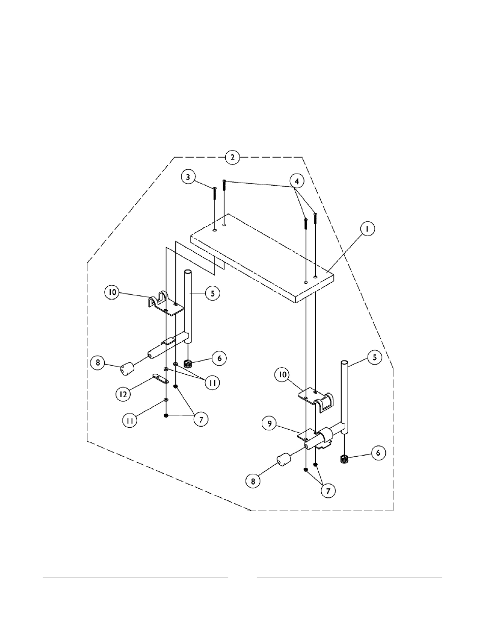 S1263 one piece wooden footboard and hardware | Invacare M3900 User Manual | Page 169 / 255