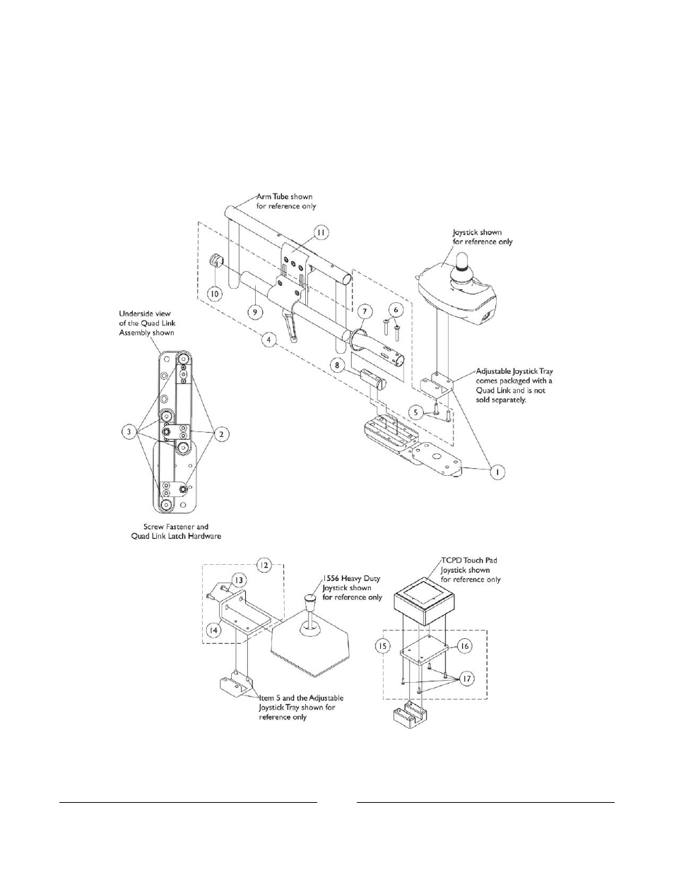 Quad link (qla) | Invacare M3900 User Manual | Page 233 / 255