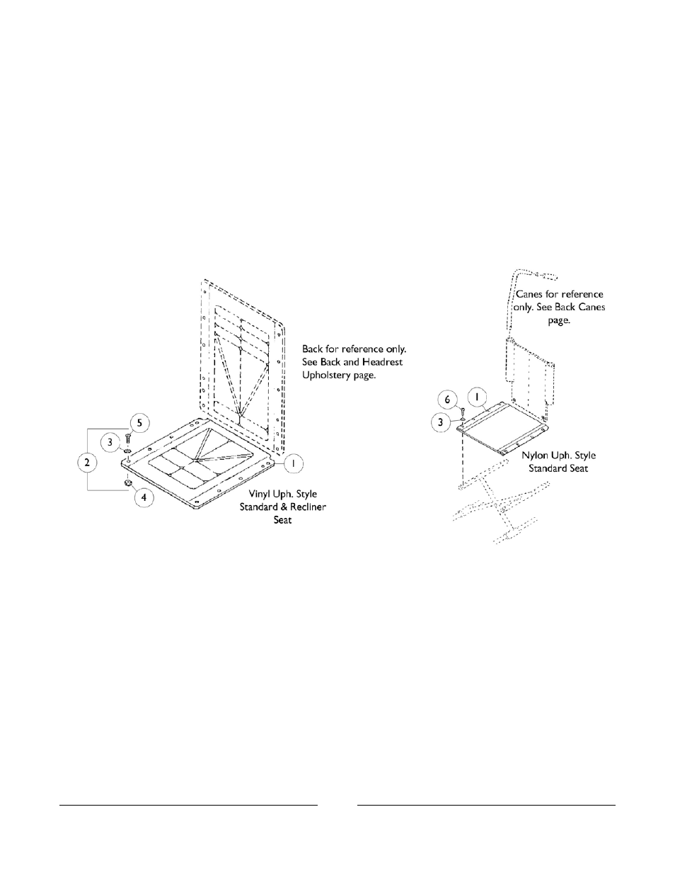 Seat upholstery | Invacare M3900 User Manual | Page 58 / 255