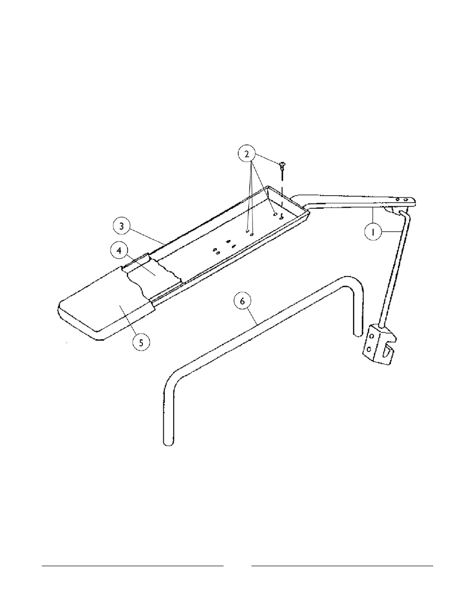 Trough arms | Invacare M3900 User Manual | Page 88 / 255