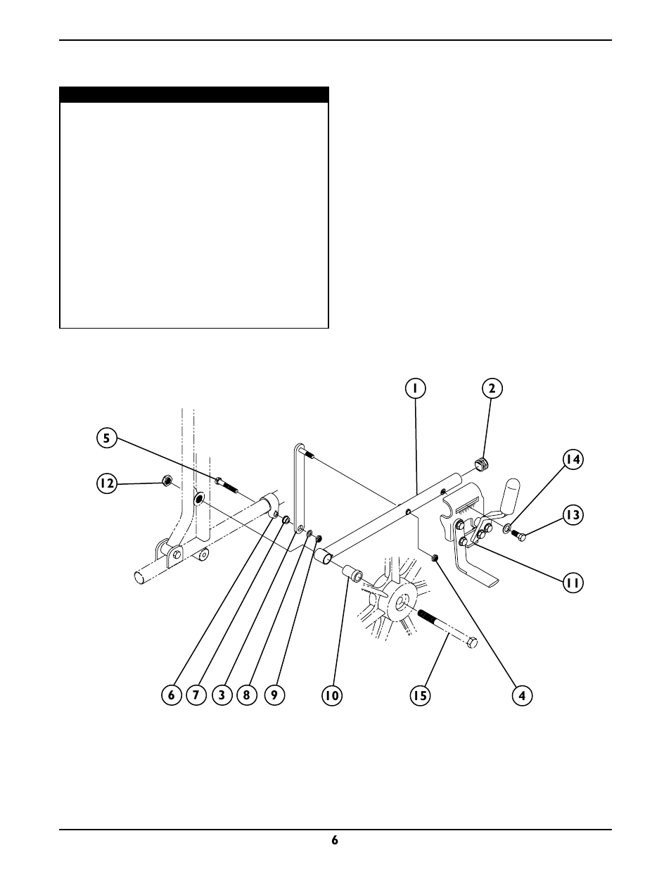 Parts list | Invacare 4000 User Manual | Page 6 / 8