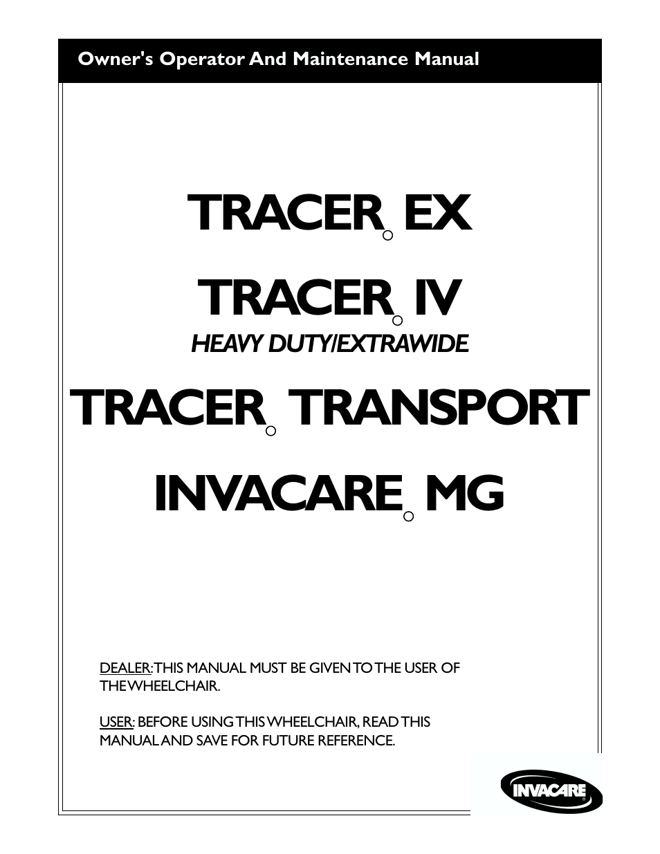 Invacare 9758 User Manual | 28 pages