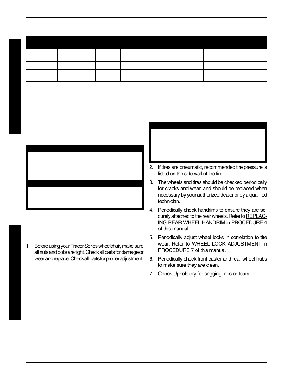 Maintenance troubleshooting, Maintenance safety precautions, Suggested maintenance procedures | Invacare 9758 User Manual | Page 14 / 28