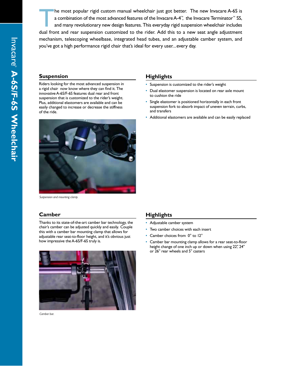 A-6s/f-6s wheelchair | Invacare F-65 User Manual | Page 3 / 4