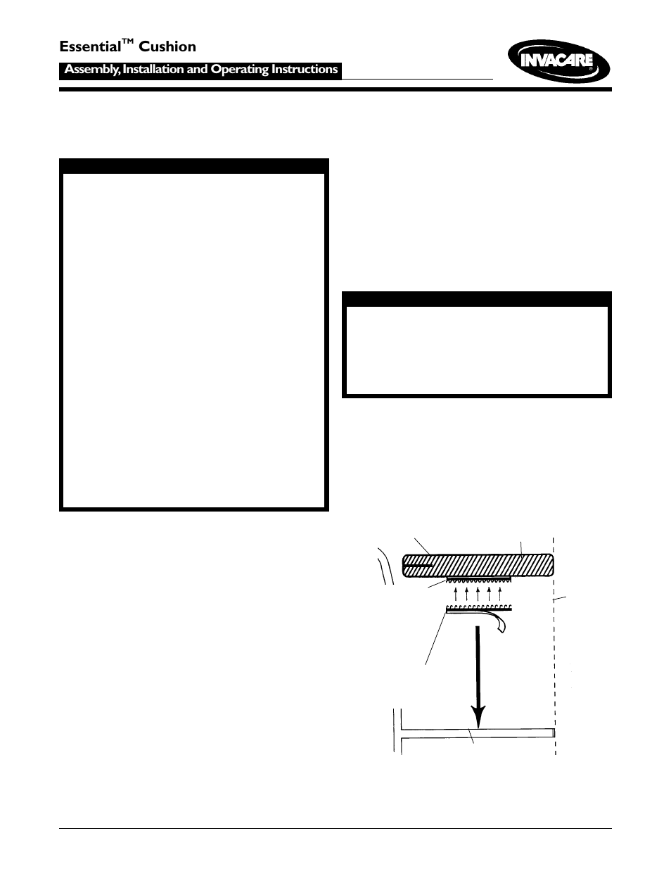 Invacare Essential Cushion User Manual | 20 pages