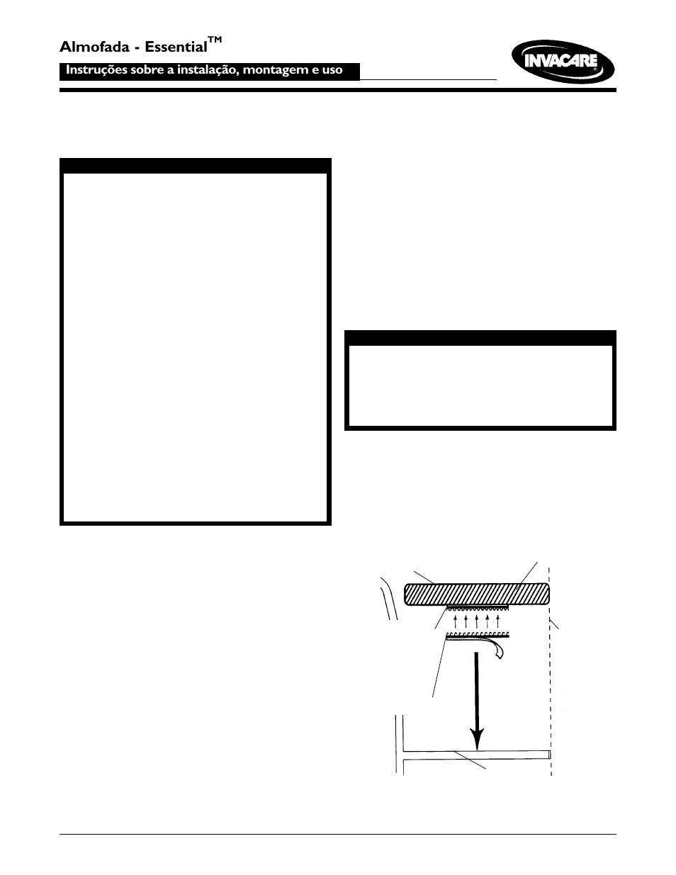 Precauções, Introdução, Almofada - essential | Invacare Essential Cushion User Manual | Page 14 / 20