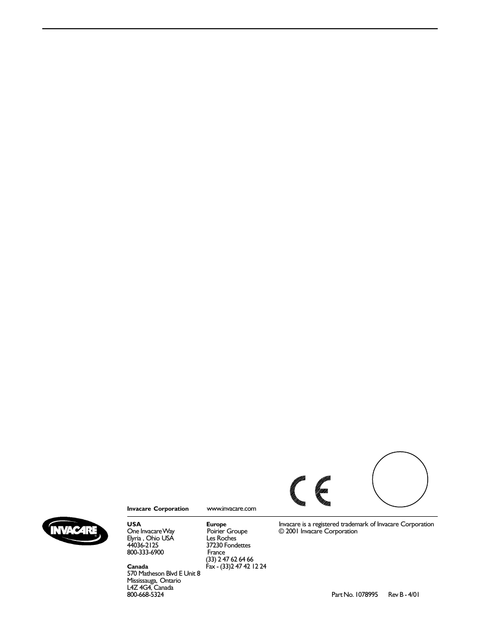 Made in mexico | Invacare Essential Cushion User Manual | Page 20 / 20