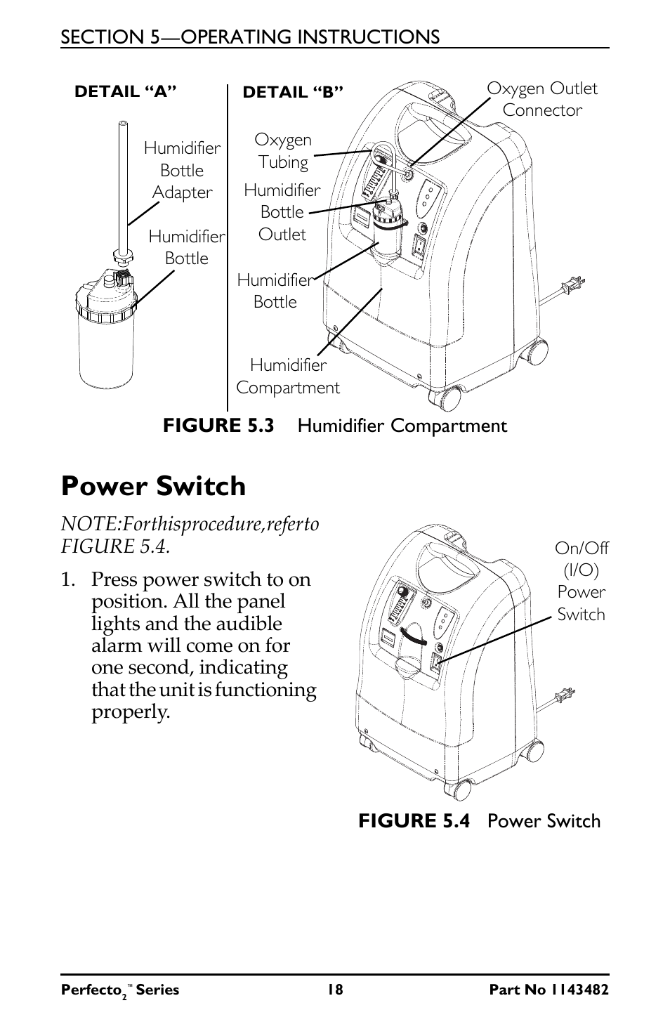 Power switch, Figure 5.3 | Invacare IRC5PO2V User Manual | Page 18 / 32