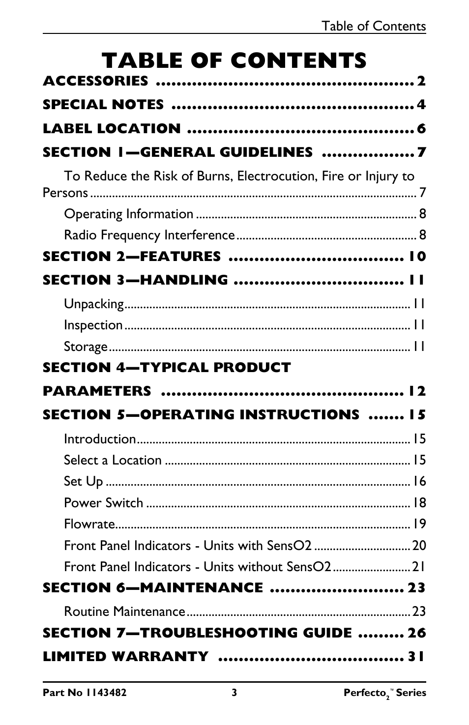 Invacare IRC5PO2V User Manual | Page 3 / 32
