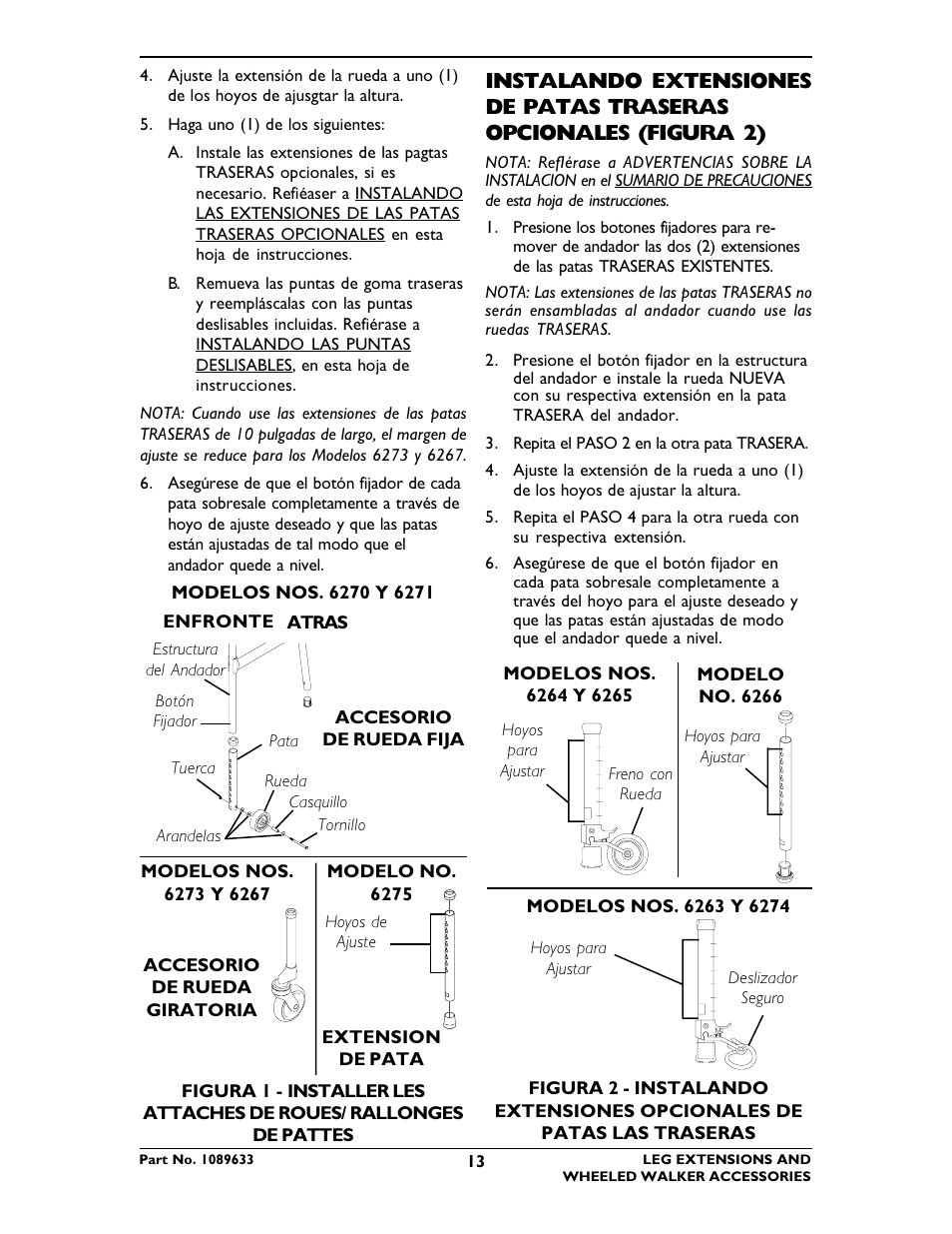 Invacare 6266 User Manual | Page 13 / 16