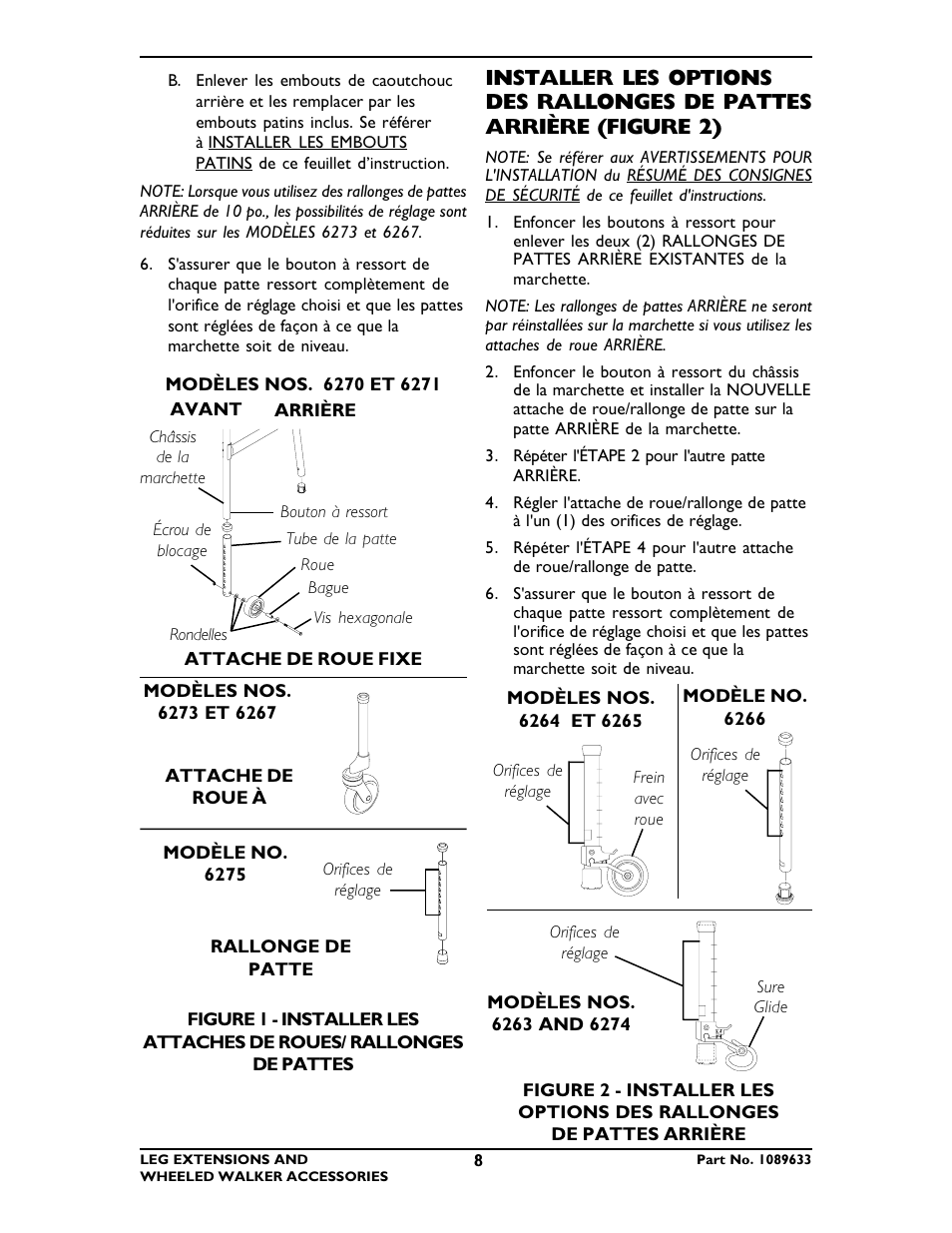 Invacare 6266 User Manual | Page 8 / 16