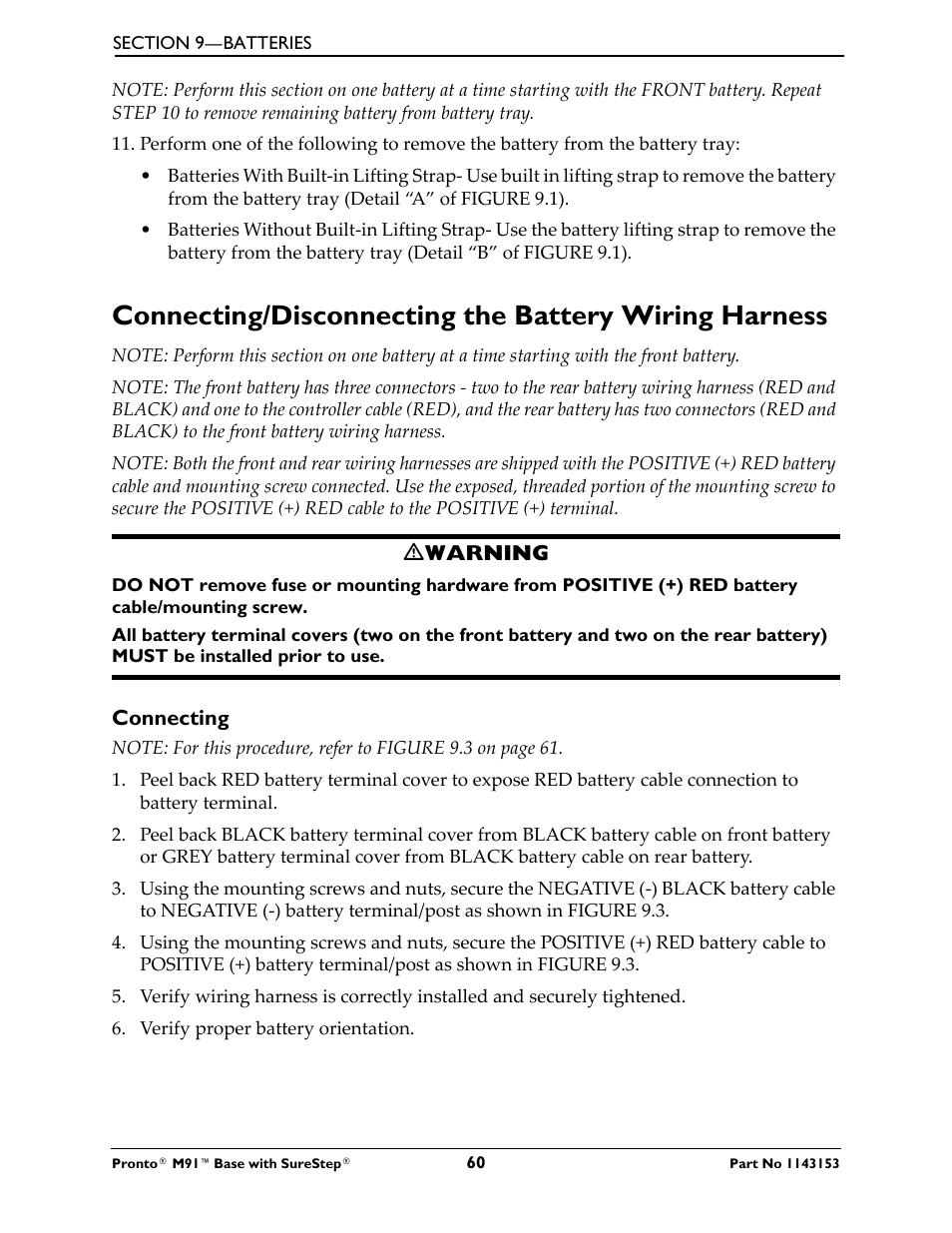 Connecting, Refer to connecting | Invacare Wheelchair Pronto M91 Base User Manual | Page 60 / 76