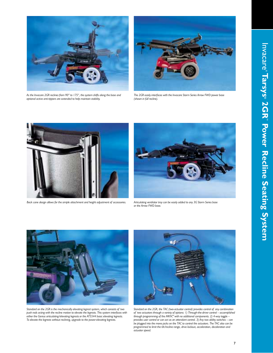 Tarsys | Invacare 00-313 User Manual | Page 7 / 16