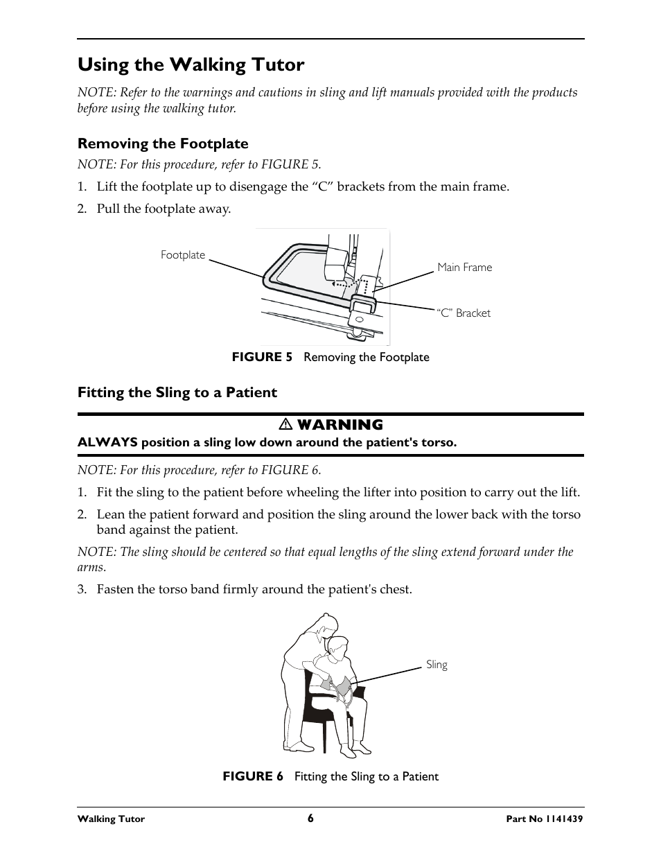 Hand pendant. refer to using the walking, Using the walking tutor | Invacare WALKING TUTOR WT 200 User Manual | Page 6 / 8