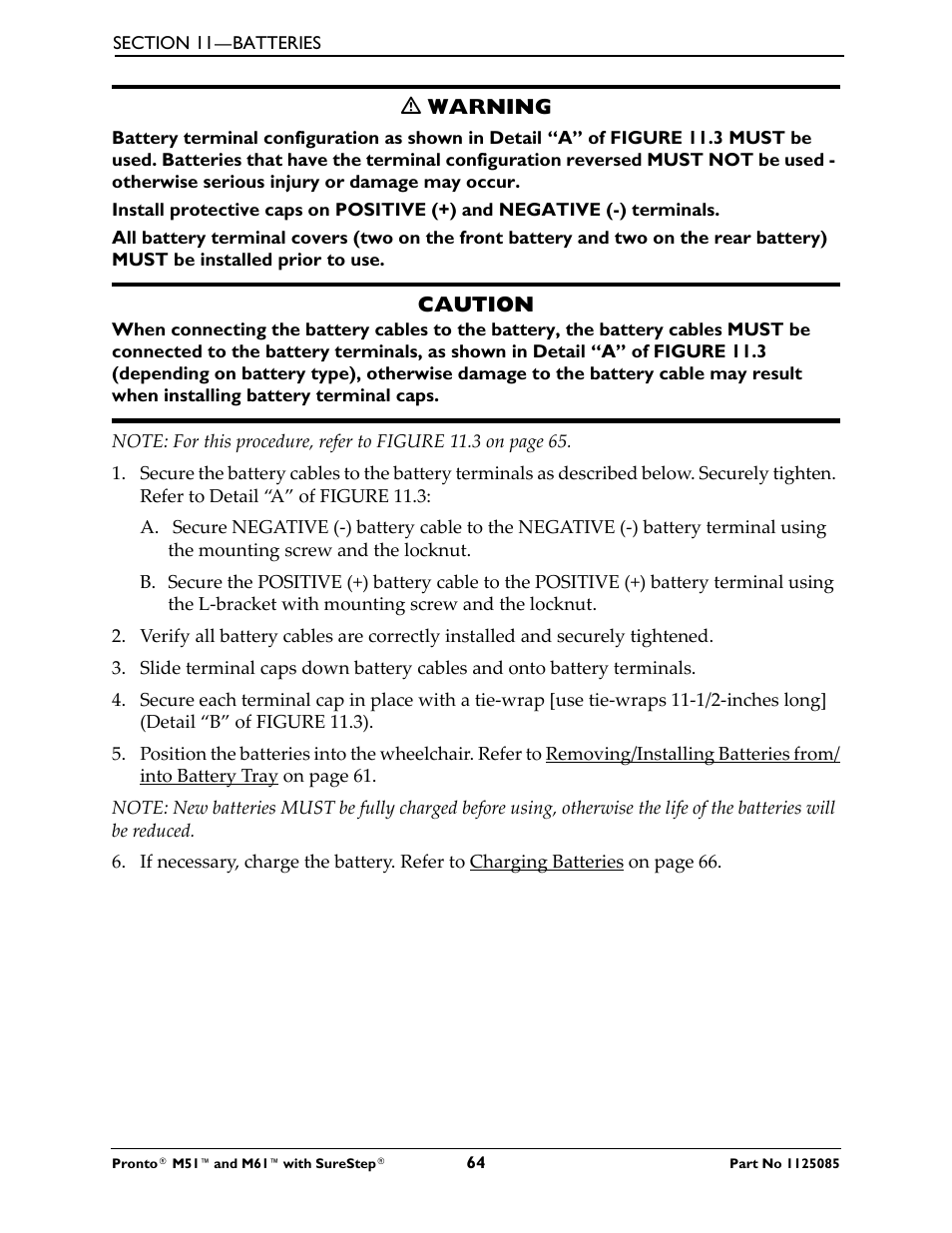 Invacare Wheelchair Pronto M61 User Manual | Page 64 / 80