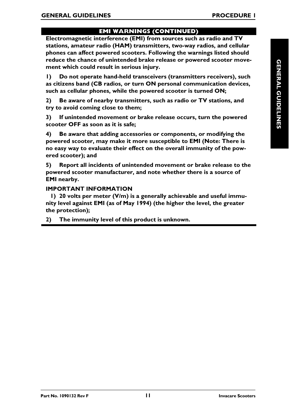 Invacare LYNX LX-3PLUS  EU User Manual | Page 11 / 64