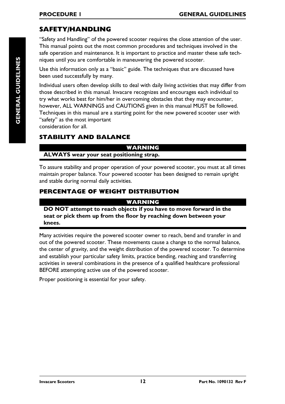 Invacare LYNX LX-3PLUS  EU User Manual | Page 12 / 64