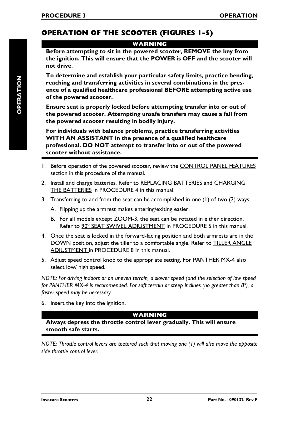 Invacare LYNX LX-3PLUS  EU User Manual | Page 22 / 64