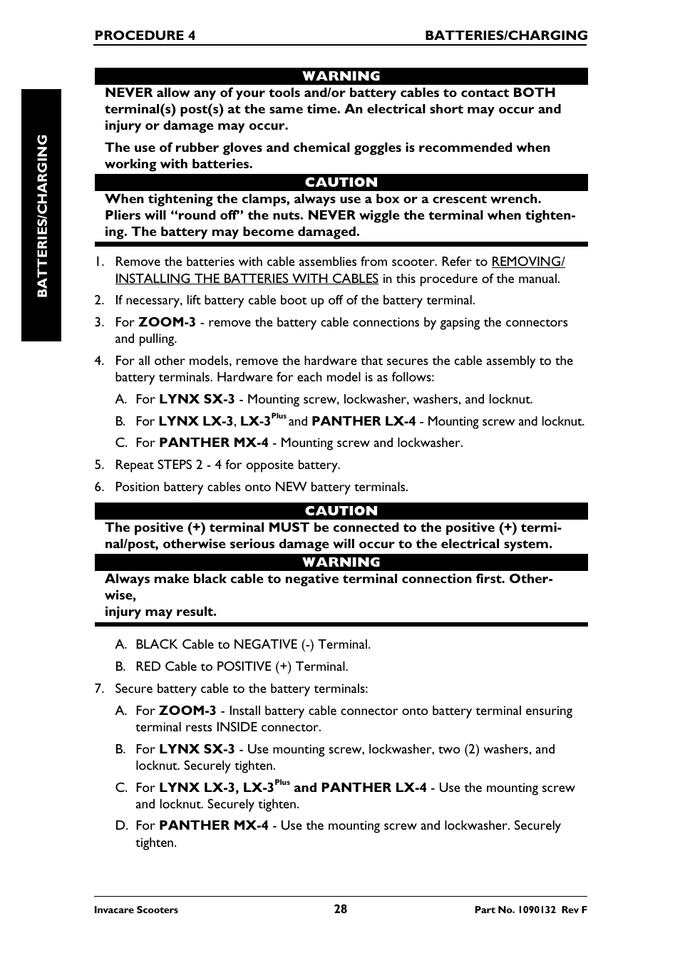 Invacare LYNX LX-3PLUS  EU User Manual | Page 28 / 64