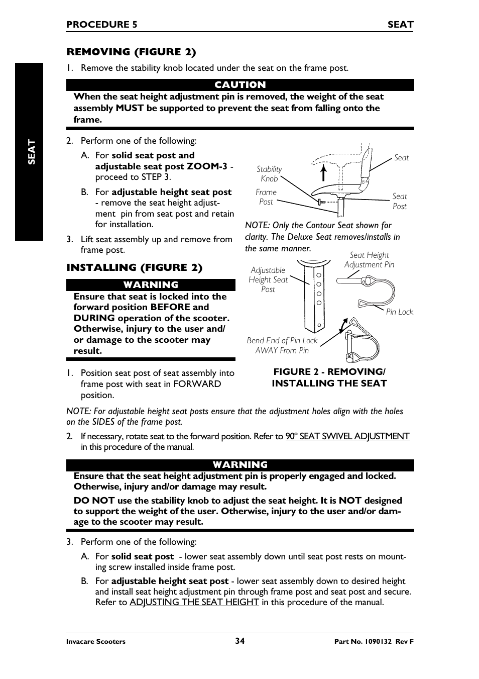 Invacare LYNX LX-3PLUS  EU User Manual | Page 34 / 64