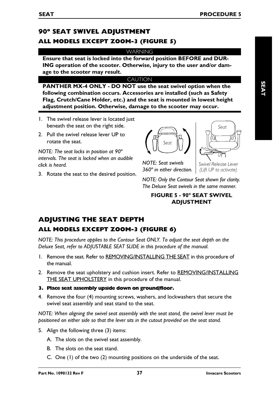 Invacare LYNX LX-3PLUS  EU User Manual | Page 37 / 64