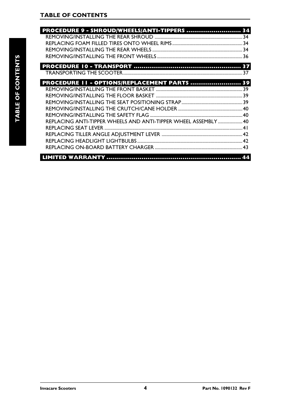 Invacare LYNX LX-3PLUS  EU User Manual | Page 4 / 64