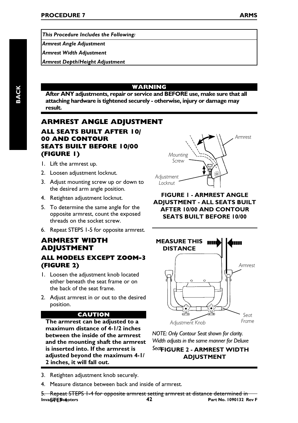 Invacare LYNX LX-3PLUS  EU User Manual | Page 42 / 64