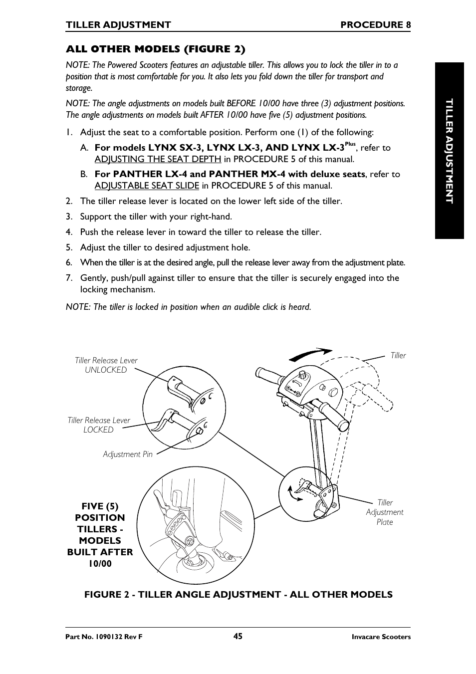 Invacare LYNX LX-3PLUS  EU User Manual | Page 45 / 64