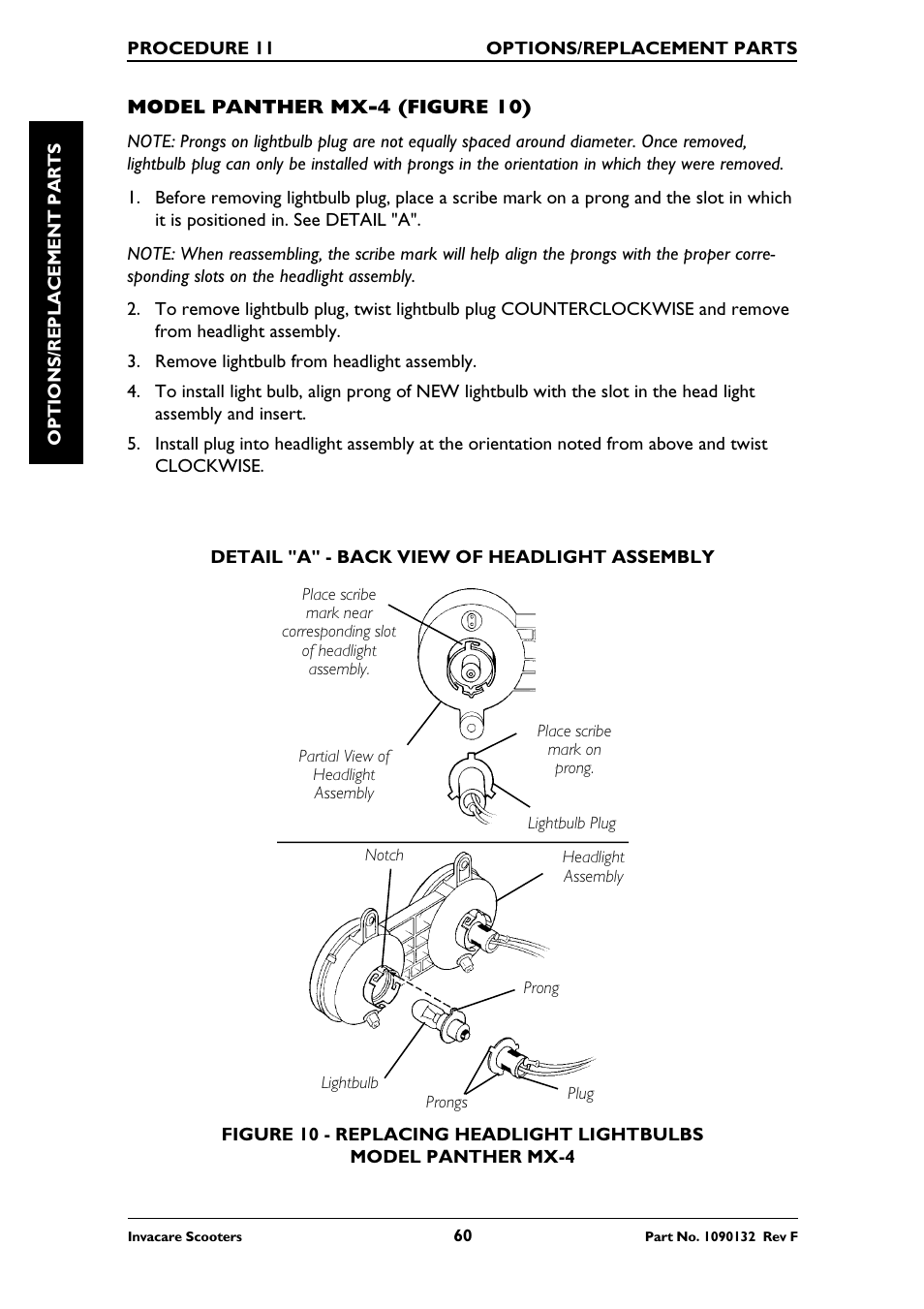 Invacare LYNX LX-3PLUS  EU User Manual | Page 60 / 64